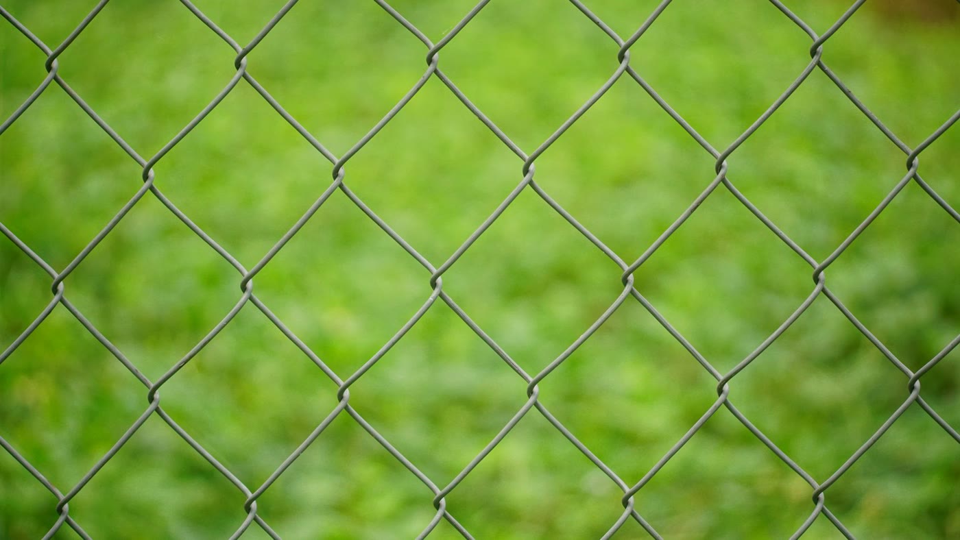 Galvanized chain link fence installed by The Chain Link Pros